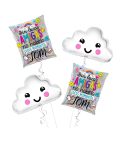 Unicorn Happy Birthday Balloon Bouquet 4pc