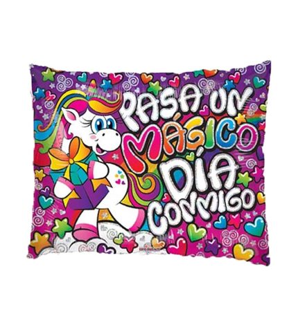Unicorn Pasa on Magico Dia Conmigo Foil Balloon 18 Inch