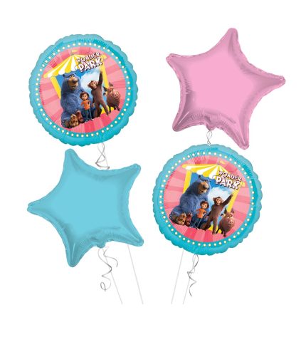 Wonder Park Happy Birthday Balloon Bouquet 4pc