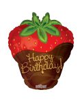 Strawberry Chocolate Birthday Shape 18 Inch
