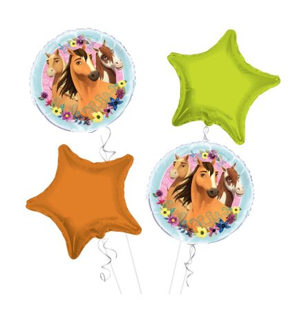 Mermaid Happy Birthday Balloon Bouquet 4pc