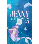 Mermaid Digital Invitations