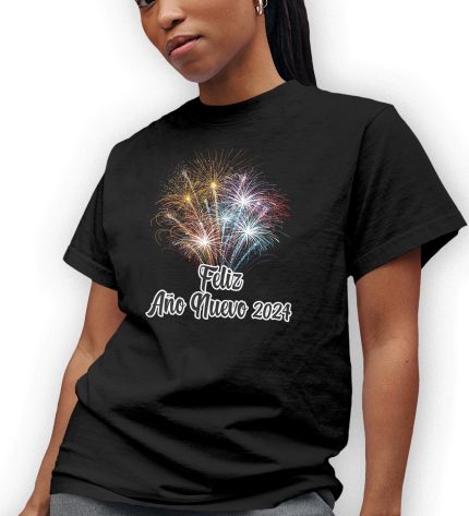 Unisex Family Christmas 2023 T-Shirt, Feliz Ano Nuevo 2024