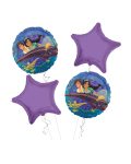 Aladdin Happy Birthday Balloon Bouquet 4pc
