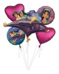 Aladdin Foil Bouquet of Balloons - 5pcs