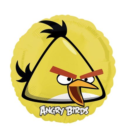 Angry Birds - Yellow Bird Foil Balloon 18 Inch