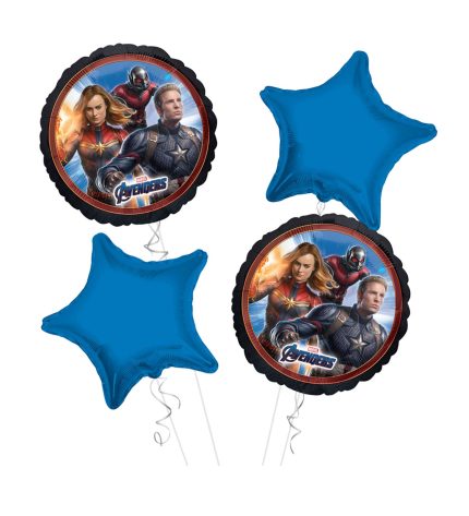 Avengers Happy Birthday Balloon Bouquet 4pc