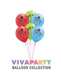 Avengers Latex Balloon Bouquet 12 Inch, Pack of 6