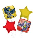 Batman Happy Birthday Balloon Bouquet 4pc