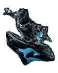 Black Panther Round Balloon Bouquet 4 pcs - Party Supplies