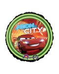 Cars Neon City Disney Foil Balloon 17 Inch