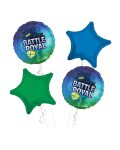 Fortenite Happy Birthday Balloon Bouquet 4pc