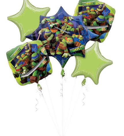 Ninja Turtle
Foil Bouquet of Balloons - 5pcs