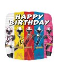 Power Rangers Ninja Steel Happy Birthday Foil Balloon 18 Inch