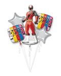Power Rangers Ninja Steel Foil Bouquet of Balloons - 5pcs