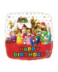 Super Mario Bros. Bros Happy Birthday Foil Balloons 18 Inch