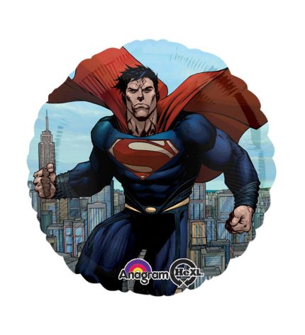 Superman Man of Steel Foil Balloon 18 Inch