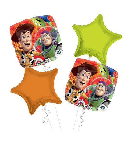 Toy Story Happy Birthday Balloon Bouquet 4pc