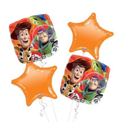 Toy Story Happy Birthday Balloon Bouquet 4pc