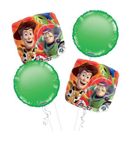 Toy Story Happy Birthday Balloon Bouquet 4pc