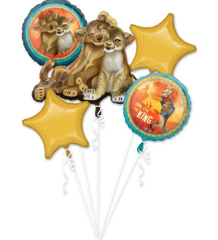 Lion King Balloon Bouquet 5 Pc