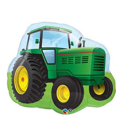 Tractor Farm Jumbo Foil Balloon, 34 Inch