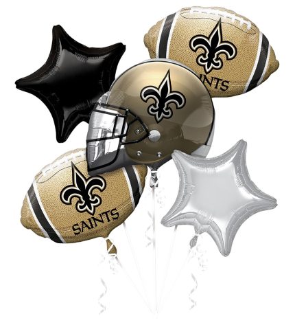NFL New Orleans Saints Standard Balloon Bouquet