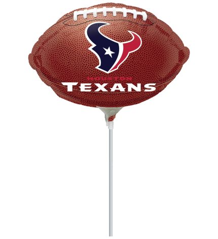 NFL Houston Texans Football Mini Shape Balloon 11 Inch