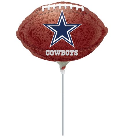NFL Dallas Cowboy Football Mini Shape Balloon 11 Inch