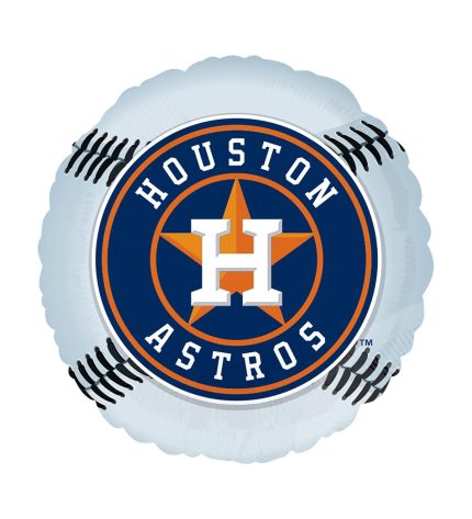 MLB Houston Astro Team Color Foil Balloon 18 Inch