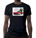 Unisex Christmas Red Car with Xmas Tree T-Shirt, Making Memories Together T-Shirt, Christmas Party Shirt
