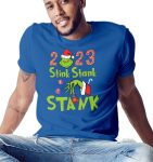Unisex Holiday Extravaganza T-Shirt: 2023 Stink Stank Stunk!