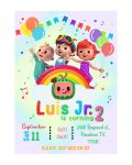 Cocomelon Print Invitation