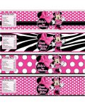 Minnie Mouse Bottle Label