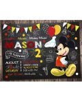 Mickey Mouse Print Invitation