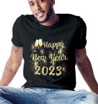 Unisex Family Christmas 2023 T-Shirt, Happy New Year 2024