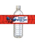 Spiderman Bottle Label