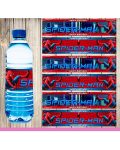 Spiderman Bottle Label