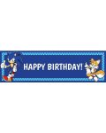 Sonic Birthday Banner