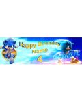 Sonic Birthday Banner