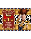 Toy Story Print Invitation