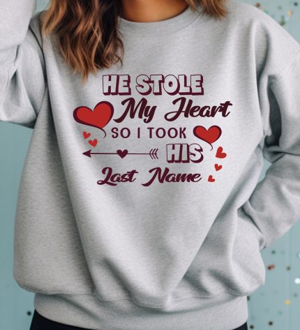 He Stole My Heart Valentine's Day T-Shirt