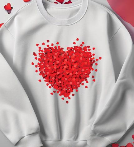 Red Hearts Valentine's Day T-Shirt