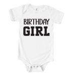Baby Girl Happy Birthday Infant Jersey, Birthday Girl Jersy, Birthday Girl Shirt, Happy Birthday Bodisuit